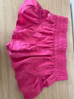 Free People Hot Pink Athletic Shorts
